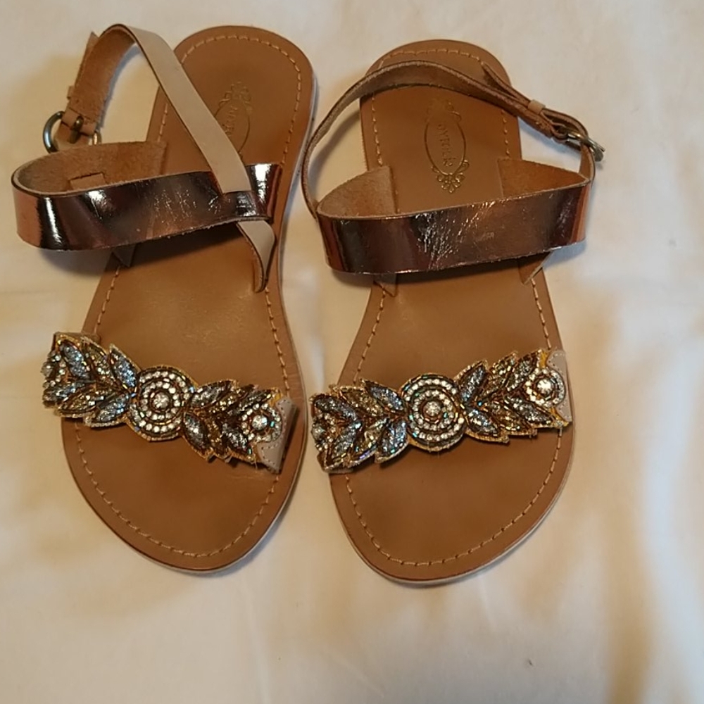 Joyfolie beaded sandals